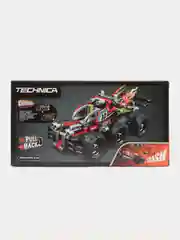 Лайм конструктор инерционный автомобиль, бигфут, 135 PCS, танк-трансформер, 196 PCS