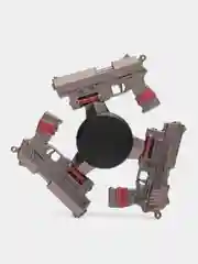 Серый металлический спиннер "АК47", "AWM" (АВМ), "Ракетница", "Юсп", "Граната", "M16A4"