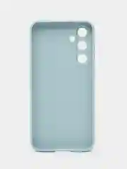 Светло-синий силиконовый чехол для Samsung Galaxy S23 FE (Самсунг галакси с 23 фе), прозрачный