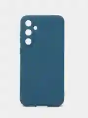 Синий силиконовый чехол для Samsung Galaxy S23 FE (Самсунг галакси с 23 фе), прозрачный