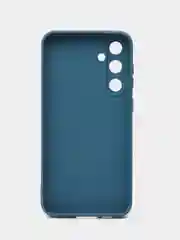 Синий силиконовый чехол для Samsung Galaxy S23 FE (Самсунг галакси с 23 фе), прозрачный