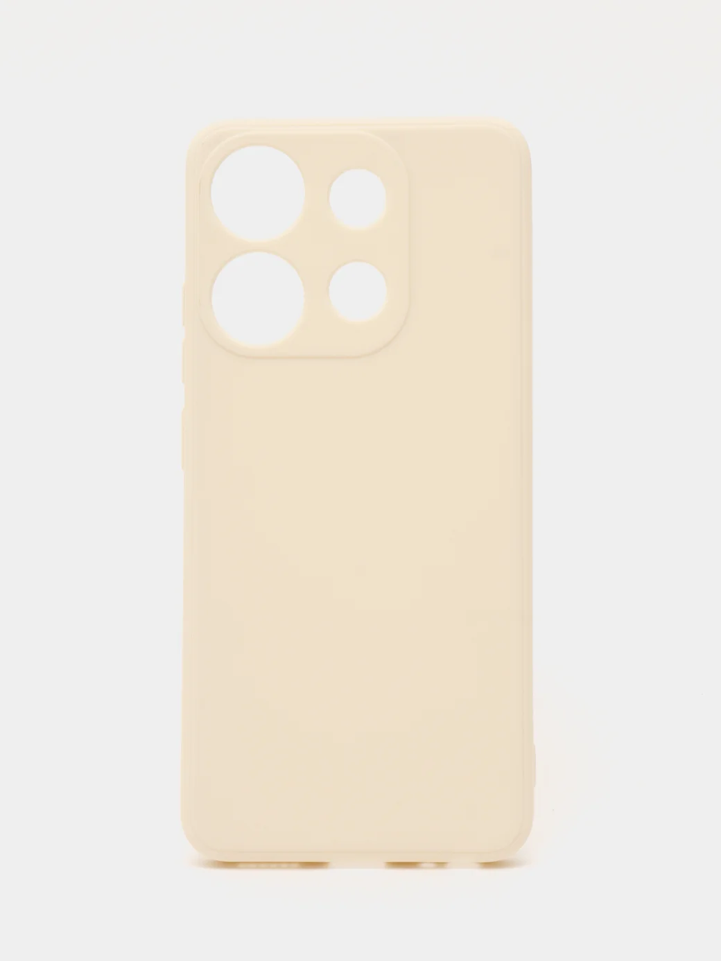 Молочный чехол для Tecno Spark Go 2023 / Pop 7 Pro / Pop 7 (Техно Спарк Го, Поп 7 Про) силиконовый