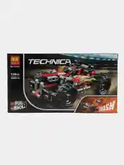 Красный конструктор инерционный автомобиль, бигфут, 135 PCS, танк-трансформер, 196 PCS
