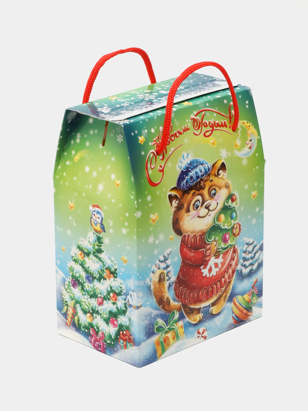 Новогодняя коробка для сладостей