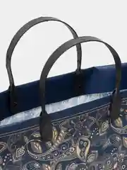 Индиго пакет подарочный/Мягкий пластик/Оригинальный,прочный пакет на каждый день