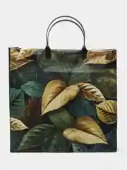 Тёмно-зелёный пакет подарочный/Мягкий пластик/Оригинальный,прочный пакет на каждый день