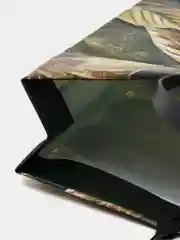 Тёмно-зелёный пакет подарочный/Мягкий пластик/Оригинальный,прочный пакет на каждый день