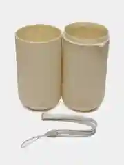 Белый футляр для зубной щетки и пасты