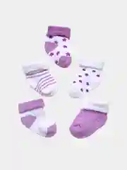 Синий носки для новорожденных махровые, 5 пар, детские махровые носки