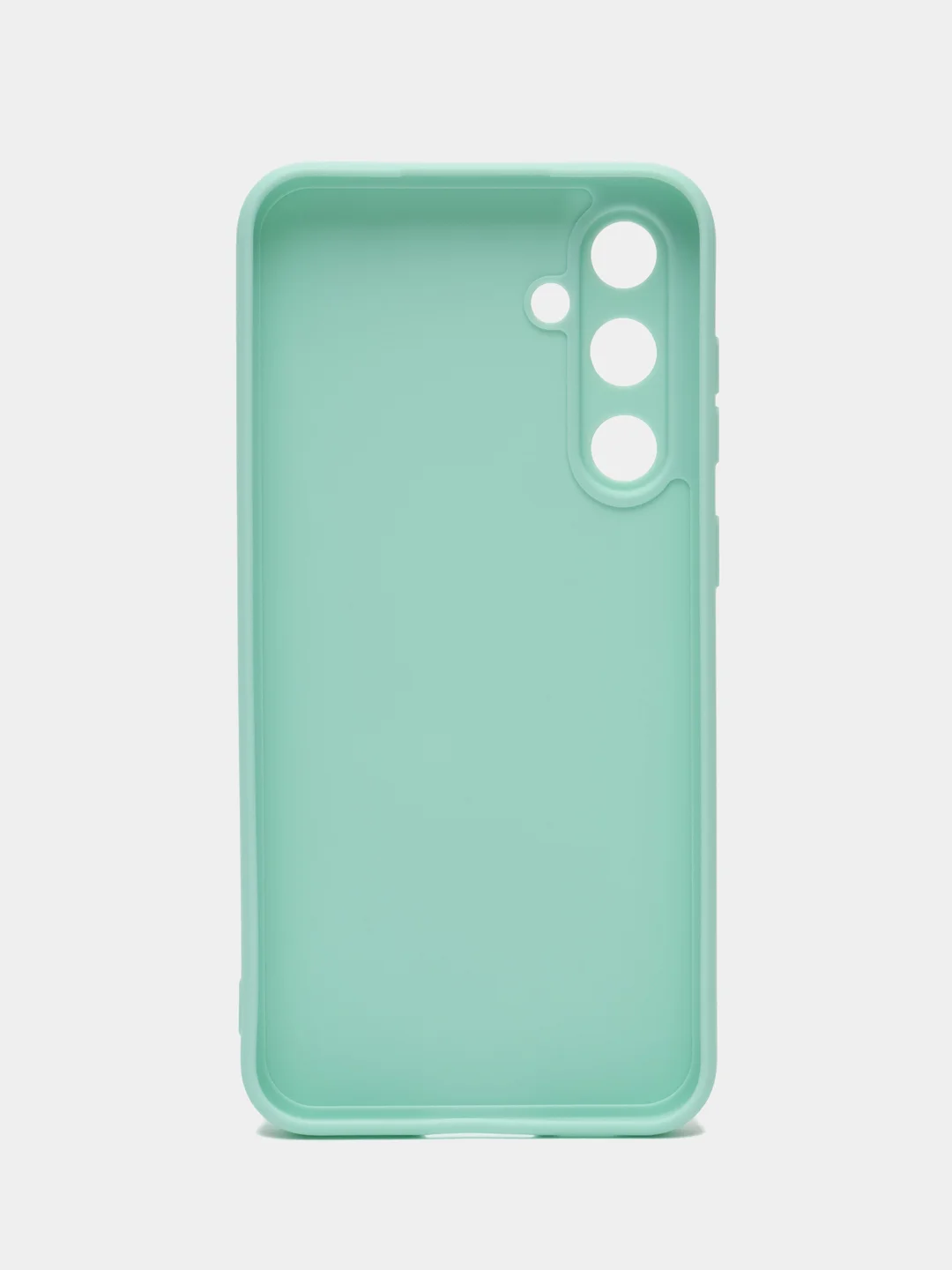Мятный силиконовый чехол для Samsung Galaxy S23 FE (Самсунг галакси с 23 фе), прозрачный