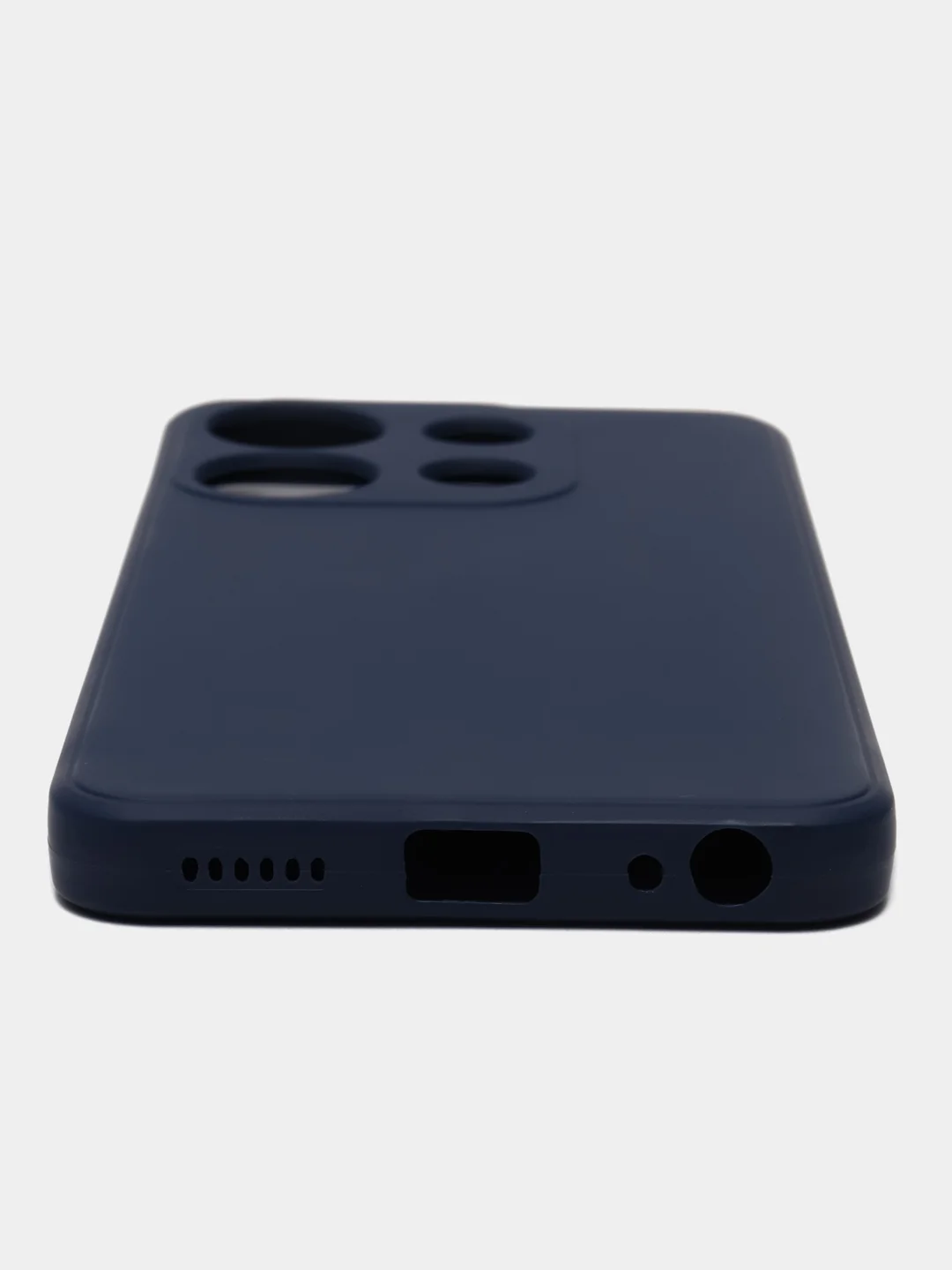 Темно-синий чехол для Tecno Spark Go 2023 / Pop 7 Pro / Pop 7 (Техно Спарк Го, Поп 7 Про) силиконовый
