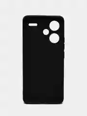 Черный чехол для Redmi Note 13 Pro Plus 5G (Рэдми Нот 13 Про плюс 5Ж), силиконовый