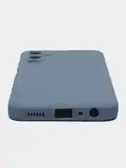 Синий меланж чехол для Samsung Galaxy A05S (Самсунг Гэлекси А05С), силиконовый, матовый
