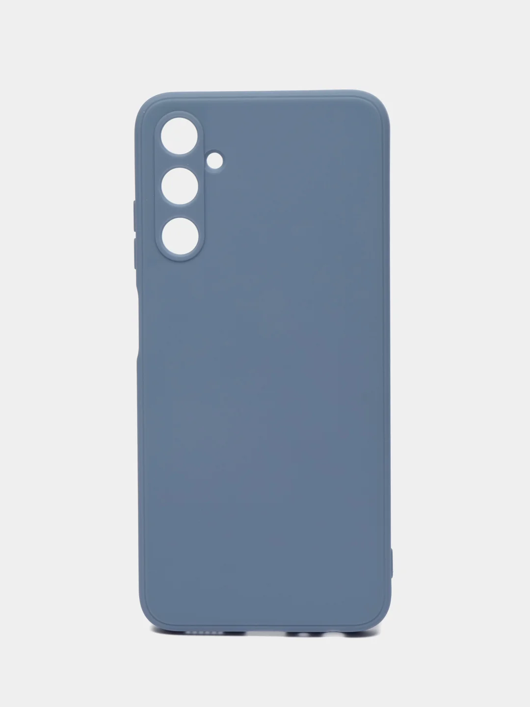 Синий меланж чехол для Samsung Galaxy A05S (Самсунг Гэлекси А05С), силиконовый, матовый