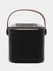 Светло-синий беспроводная портативная караоке колонка с микрофоном Bluetooth колонка с LED подстветкой