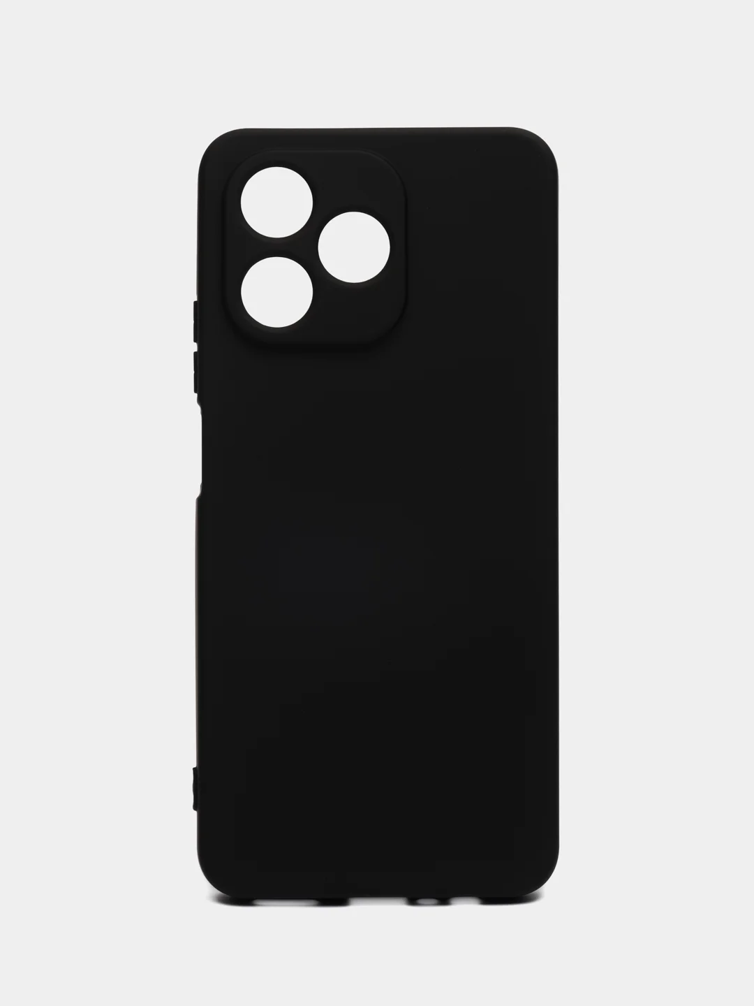 Черный чехол для Realme C53/C51/Note 50 (Реалми С53/С51/Ноут 50), с мягкой подкладкой