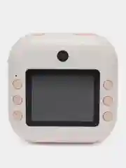 Белый детский фотоаппарат моментальной печати M2 print-camera