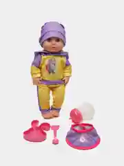 Фиолетовый пупс Miss Kapriz, 30 см, с аксессуарами