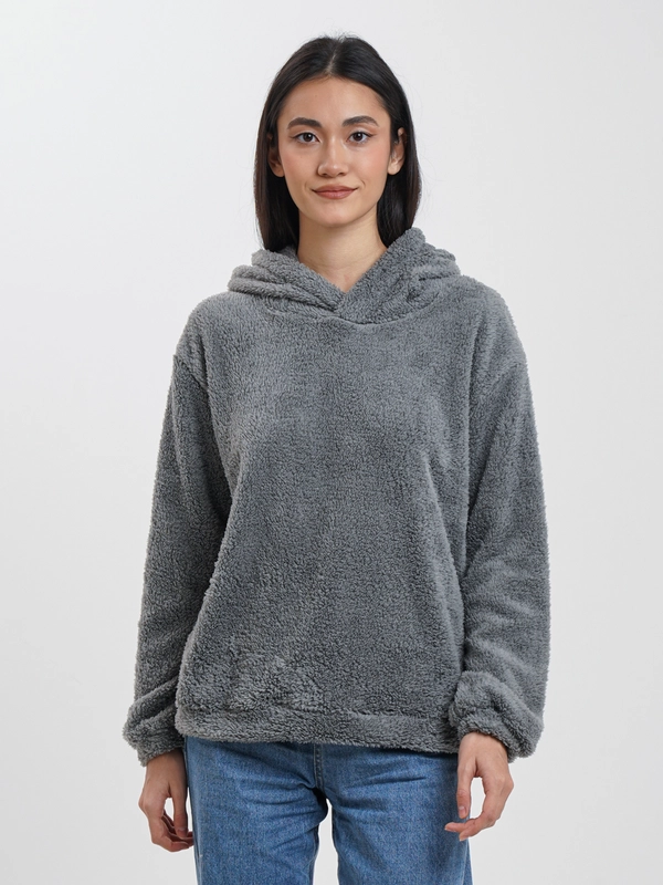 Толстовка женская в виде мишки OVERSIZE, худи женское тедди