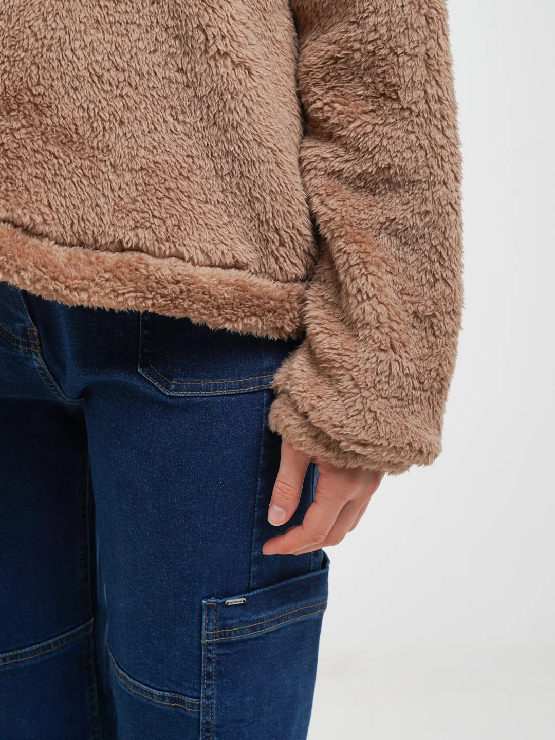 Хаки толстовка женская в виде мишки OVERSIZE, худи женское тедди