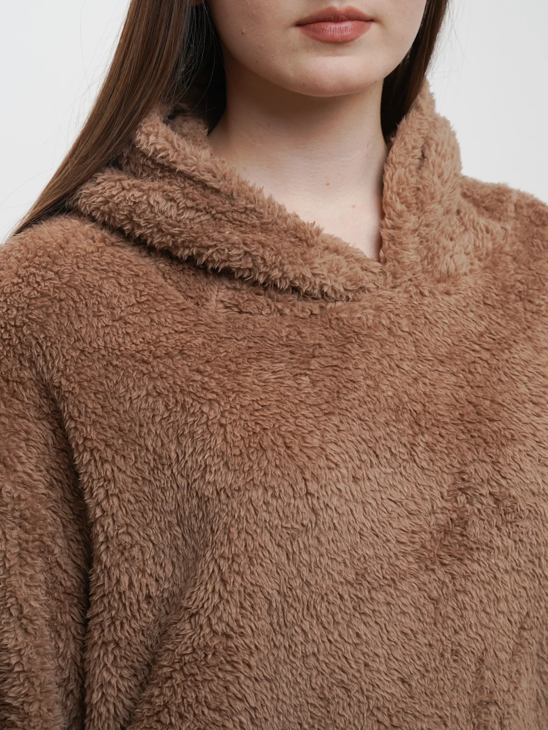 Хаки толстовка женская в виде мишки OVERSIZE, худи женское тедди