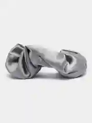 Серый металлик атласные резинки для волос