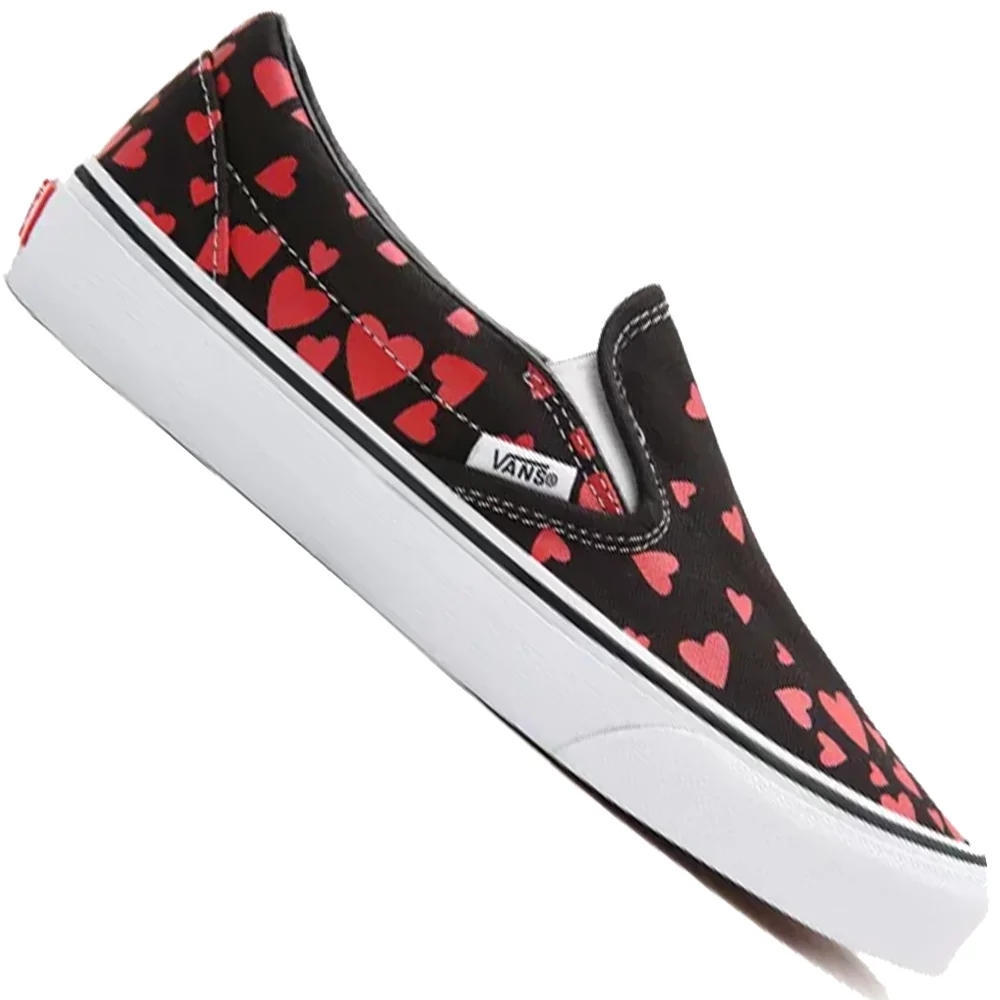 Слипоны женские Vans ua classic slip-on (valentineshrts)
