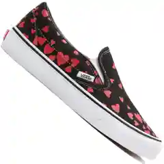 Слипоны женские Vans ua classic slip-on (valentineshrts)