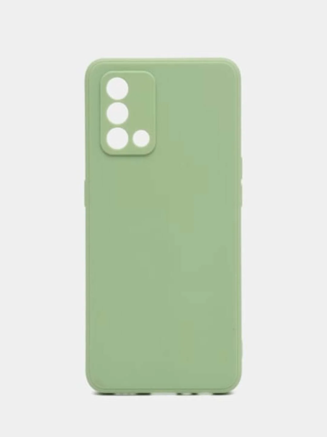Белый чехол OPPO A74 4G (Оппо А74, 4джи), силиконовый