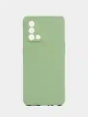 Белый чехол OPPO A74 4G (Оппо А74, 4джи), силиконовый