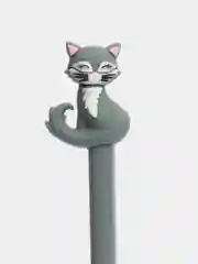 Розовый ручка шариковая "Кошечка", синяя