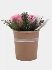 Конфетный светящийся букет из мыльных роз, розы из мыла, сувенир, подарочный набор