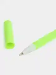 Зеленый ручка шариковая "Мотоцикл", синяя