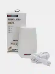 Белый сетевое зарядное устройство MRMPW H5013 65W, 5 x USB, 1 x Type-C, PD20W