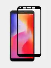 Черный защитное стекло 9D Xiaomi Redmi 6 / 6A, Сяоми Редми 6 / 6А
