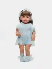 Ледяной кукла силиконовая реборн 55 см для девочки, Reborn, можно купать, с аксессуарами