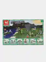 Оранжевый конструктор блочный My World, 6 видов на выбор, для мальчиков, фигурки