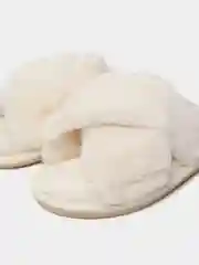 Белый тапочки домашние женские
