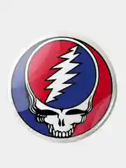 Голубой значок "Grateful Dead", 37 мм