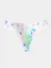 Салатовый женские бесшовные стринги, с принтом