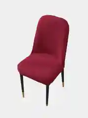 Бордовый чехол для стульев, 1 штука