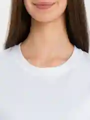 Белый футболка женская, хлопок
