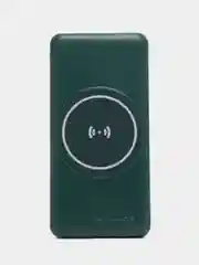 Зеленый внешний аккумулятор, беспроводной, Wireless Power Bank, 20000 мAч