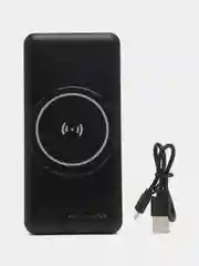 Зеленый внешний аккумулятор, беспроводной, Wireless Power Bank, 20000 мAч