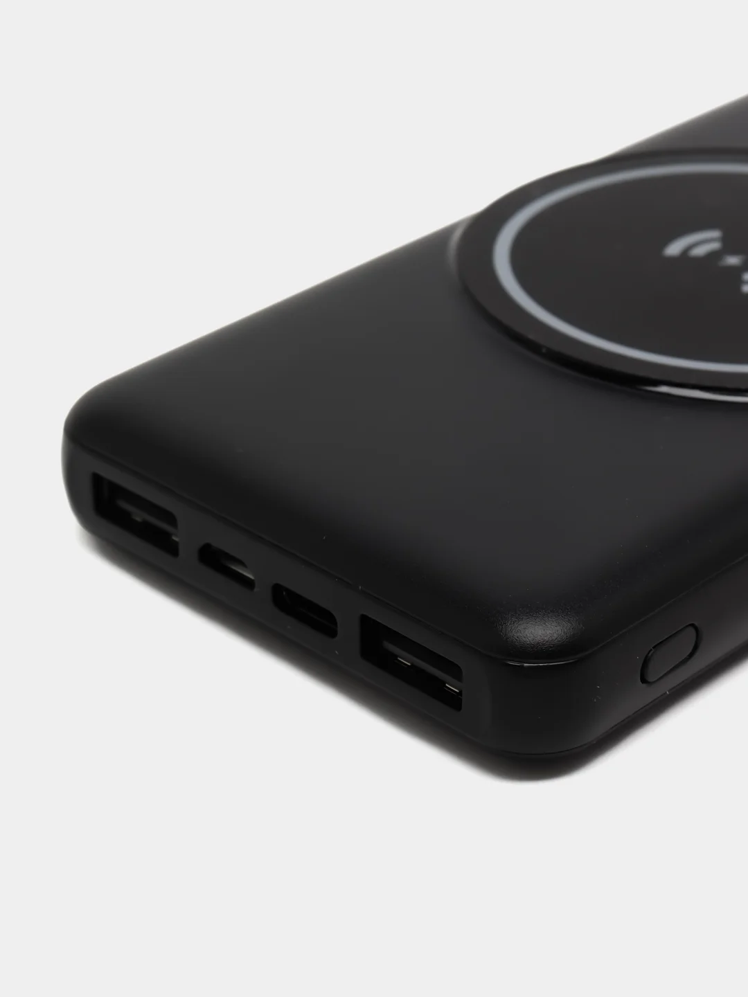 Зеленый внешний аккумулятор, беспроводной, Wireless Power Bank, 20000 мAч