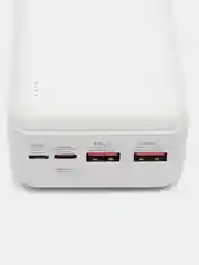 Белый внешний аккумулятор 30000mAh 2USB+ Type-C 3.0A PD 22.5W c LED-индикатором Hoco J101B