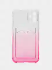 Вишнёвый чехол цветной для iPhone 7/8 Plus, SE2020, 11/12/13/14, Plus, Pro Max, с карманом для карт