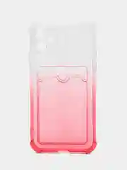 Красный чехол цветной для iPhone 7/8 Plus, SE2020, 11/12/13/14, Plus, Pro Max, с карманом для карт