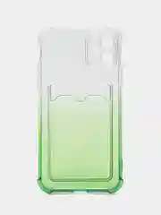 Лесной зеленый чехол цветной для iPhone 7/8 Plus, SE2020, 11/12/13/14, Plus, Pro Max, с карманом для карт