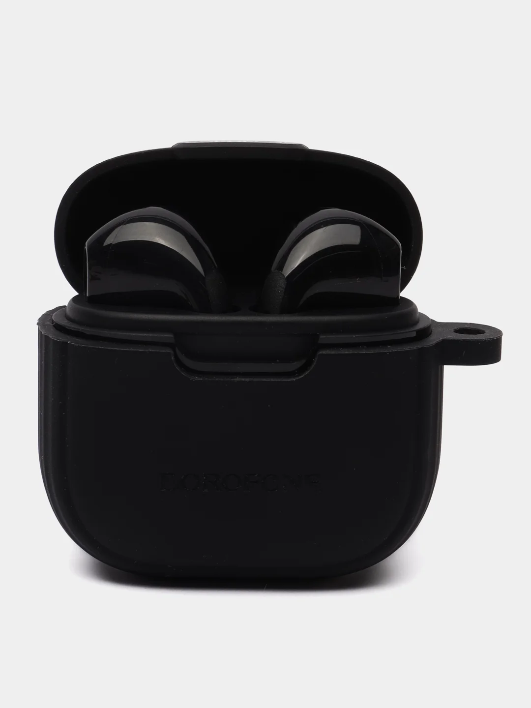 Черный наушники беспроводные Borofone BW29, Bluetooth, с микрофоном, чехол в комплекте